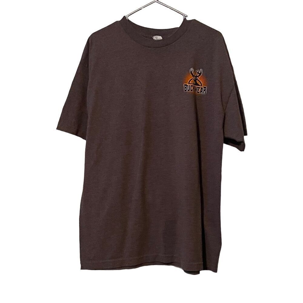 Alstyle Apparel Men's Buckwear Deer Antler Management Issues T-Shirt Brown XL